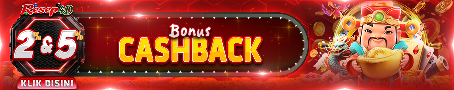 BONUS CASHBACK RESEP4D